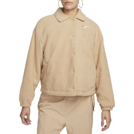 ナイキ レディース ジャケット＆ブルゾン アウター Nike Sportswear Women's Collard Sherpa Jacket Hemp