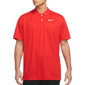 ナイキ メンズ シャツ トップス Nike Men's Dri-FIT Victory Solid Golf Polo University Red