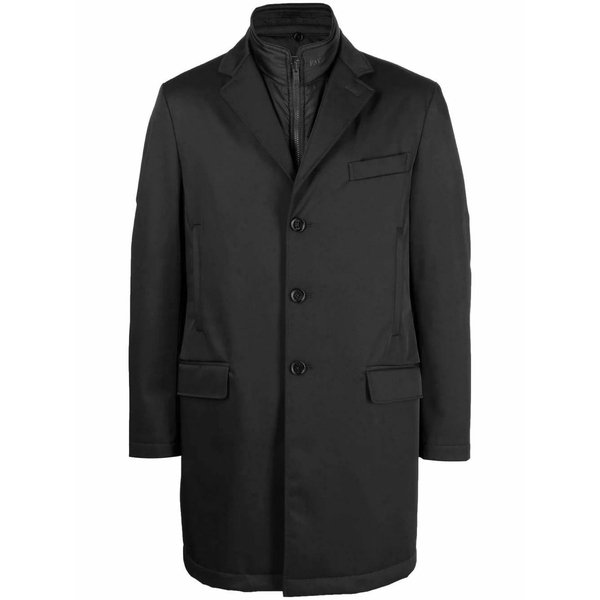 フェイ メンズ ジャケット＆ブルゾン アウター Double Coat Stretch Blackのサムネイル