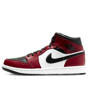 Air Jordan W[_ Y Xj[J[ Black/Gym Red-White yAir Jordan 1 Mid 'Chicago Black Toe' 554724-069z TCY US_M_15