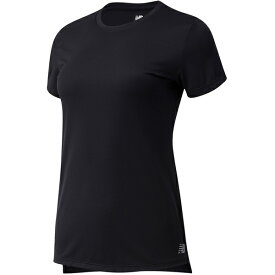 【送料無料】 ニューバランス レディース Tシャツ トップス Running T Shirt Ladies Black