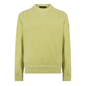 【送料無料】 ベルスタッフ メンズ ニット&セーター アウター Gibe Sweatshirt Lime Yellow