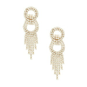 �G�e�B�J ���f�B�[�X �s�A�X���C�������O �A�N�Z�T���[ Dancing Crystal Chain Fringe Earrings Gold