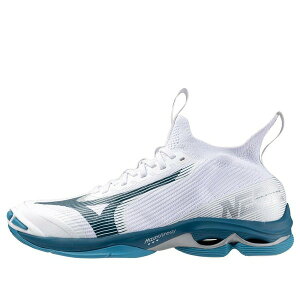 Mizuno �~�Y�m �����Y �X�j�[�J�[ �yMizuno Wave Lightning Neo 2 'White Sailor Blue' V1GA220221�z �T�C�Y US_6.5(24.5cm)