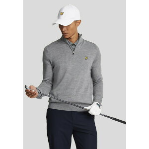 CAhXRbg Y T_ V[Y QUARTER ZIP - Jumper - mid grey marl