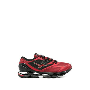 �~�Y�m �����Y �X�j�[�J�[ �V���[�Y Wave prophecy ls lace-up sneakers Red