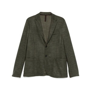 �n���X���[�t�����h�� �����Y �W���P�b�g���u���]�� �A�E�^�[ M??lange-effect blazer Green