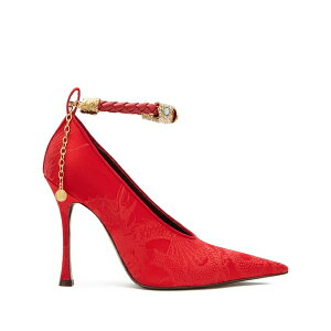���x���g�J���@�� ���f�B�[�X �p���v�X �V���[�Y Jacquard-motif jewel-strap pumps Red