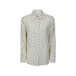 �p���b�V�� ���f�B�[�X �V���c �g�b�v�X Billo polka-dot shirt Neutrals