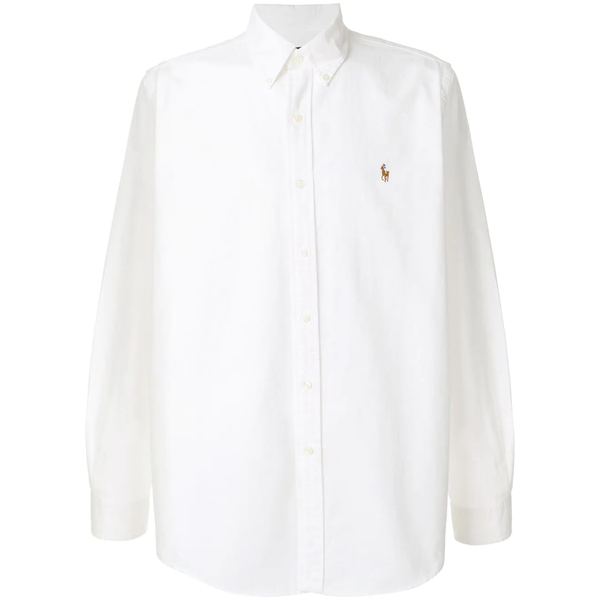 有名な 決算特価商品 ラルフローレン メンズ トップス シャツ WHITE 全商品無料サイズ交換 logo embroidered shirt favizone.com favizone.com