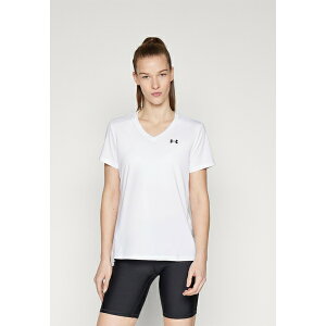 A_[A[}[ fB[X tBbglX X|[c TECH SOLID - Sports T-shirt - white/black