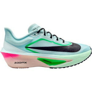 �i�C�L ���f�B�[�X �u�[�c �V���[�Y Zoom Fly 6 Running Shoe - Women's Glacier Ice/Black-Hyper Pink-Green Shock