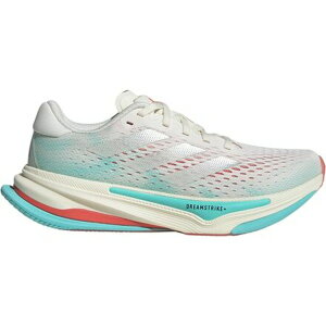 �A�f�B�_�X ���f�B�[�X �u�[�c �V���[�Y Supernova Workhorse Running Shoe - Women's Off White/Silver Metallic/Flash Aqua