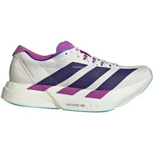�A�f�B�_�X ���f�B�[�X �u�[�c �V���[�Y Adizero Adios Pro 4 Running shoe - Women's Core White/Collegiate Purple/Semi Blue
