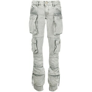 �W �A�e�B�R ���f�B�[�X �f�j���p���c �{�g���X Essie straight-leg cargo jeans Grey