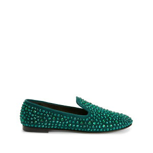 �W���[�b�y�U�m�b�e�B ���f�B�[�X �X���b�|���E���[�t�@�[ �V���[�Y Evangeline crystal-embellished loafers Green