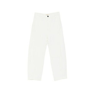 �o���i ���f�B�[�X �J�W���A���p���c �{�g���X Marietta furian barrel-leg trousers White