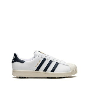 �A�f�B�_�X �����Y �X�j�[�J�[ �V���[�Y Superstar golf white / navy sneakers White
