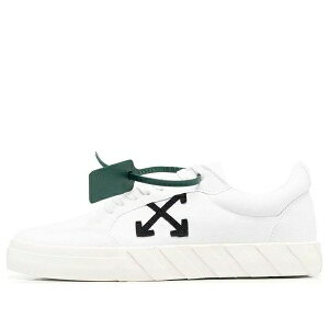Off-White �I�t�z���C�g �����Y �X�j�[�J�[ �yOff-White Vulcanized Low Canvas 'White Black Orange' OMIA085C99FAB0020110�z �T�C�Y US_M_13