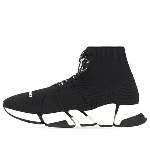 Balenciaga �o�����V�A�K �����Y �X�j�[�J�[ �yBalenciaga Speed 2.0 Lace-Up Sneaker 'Black White' 617258W2DB21015�z �T�C�Y US_10(28.0cm)