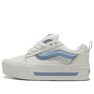 Vans �o���Y �����Y �X�j�[�J�[ �yVans Knu Stack 'White Blue' VN000CP6Z5D�z �T�C�Y US_M_4