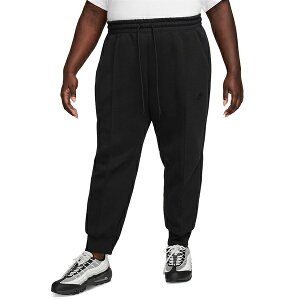 �i�C�L ���f�B�[�X �J�W���A���p���c �{�g���X Plus Size Sportswear Tech Fleece Mid-Rise Joggers Black/black