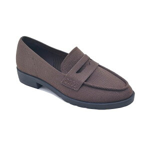 PlXR[ fB[X T_ V[Y Women's Feobe Knit Slip On Loafers Chocolate