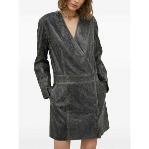 �f�C�E�r���Q�[���E�G�E�~�b�P���Z�� ���f�B�[�X �����s�[�X �g�b�v�X V-neck mini dress Grey