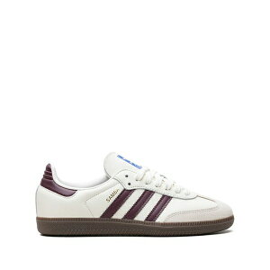 �A�f�B�_�X �����Y �X�j�[�J�[ �V���[�Y X emmi samba og off-white/maroon sneakers White
