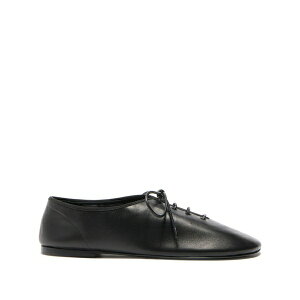 �v���G���U�V�����[ ���f�B�[�X �T���_�� �V���[�Y Glove lace-up ballet flats Black