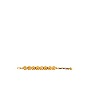 ���F���T�[�` ���f�B�[�X �u���X���b�g�E�o���O���E�A���N���b�g �A�N�Z�T���[ Tribute medusa chain bracelet Gold