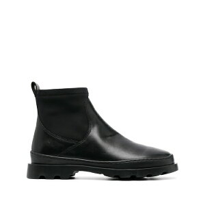 �J���y�[�� ���f�B�[�X �u�[�c �V���[�Y Brutus ankle-length leather boots Black