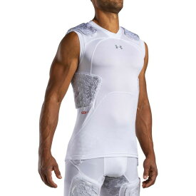 ショックドクター メンズ カジュアルパンツ ボトムス Under Armour Adult Game Day Armour Pro 5-Pad Integrated Football Shirt White Camo
