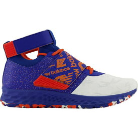 ニューバランス メンズ 野球 スポーツ New Balance Men's Lindor 1 Training Baseball Shoes Blue/Orange