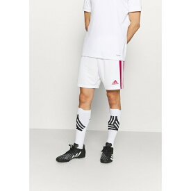 アディダス メンズ バスケットボール スポーツ SQUADRA 21 - Sports shorts - white/red