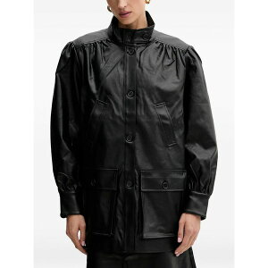 �o�[�h�b�g ���f�B�[�X �W���P�b�g���u���]�� �A�E�^�[ Clements faux-leather jacket Black