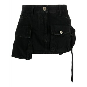 �W �A�e�B�R ���f�B�[�X �X�J�[�g �{�g���X Fay cargo denim miniskirt Black