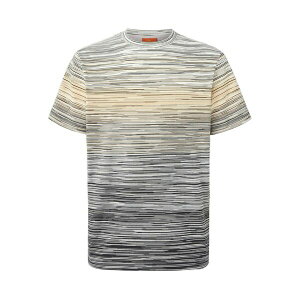 �~�b�\�[�j �����Y T�V���c �g�b�v�X Faded-flame pattern t-shirt Grey