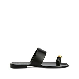 �W���[�b�y�U�m�b�e�B �����Y �T���_�� �V���[�Y Norbert leather toe-loop sandals Black