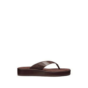 ���t�H���[�V���� ���f�B�[�X �T���_�� �V���[�Y Platform thong eden sandals Brown