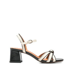 �`�G�~�n�� ���f�B�[�X �T���_�� �V���[�Y Knot strapped heeled sandals Neutrals