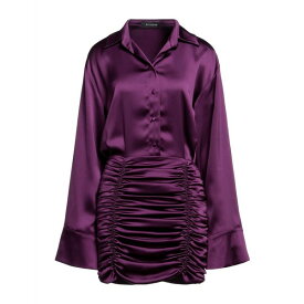 【送料無料】 アクチュアリー レディース ワンピース トップス Mini dresses Deep purple