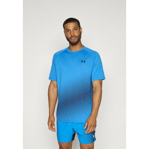 A_[A[}[ Y T_ V[Y FADE - Sports T-shirt - blue atlantis/white