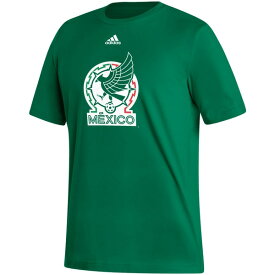 アディダス メンズ Tシャツ トップス Mexico National Team adidas Vertical Back TShirt Kelly Green