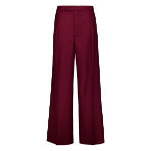�[�E�X�v���X�f�B�I�[�j ���f�B�[�X �J�W���A���p���c �{�g���X Fractal wool trousers Red