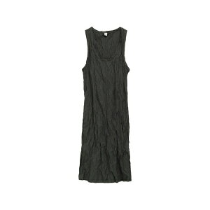 �g�[�e�� ���f�B�[�X �����s�[�X �g�b�v�X Textured sleeveless dress Green
