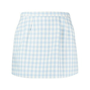 ���b�h���@�����e�B�m ���f�B�[�X �J�W���A���p���c �{�g���X Gingham-check mini skort Blue