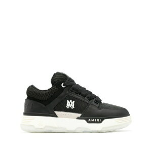 �A�~�� �����Y �X�j�[�J�[ �V���[�Y Ma-1 panelled leather sneakers Black