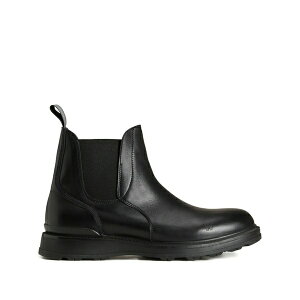 �E�[�� ���b�` �����Y �u�[�c �V���[�Y Elastic-panel leather boots Black