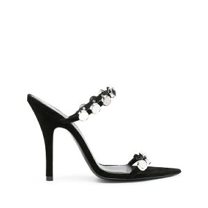 �W �A�e�B�R ���f�B�[�X �T���_�� �V���[�Y Venus 105mm suede sandals Black